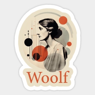 Virginia Woolf 2 Sticker